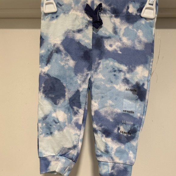 FIRST IMPRESSIONS UNISEXWASHED INDIGO PANTS 6-9 MONTHS - Picture 1 of 6